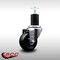 Service Caster 3'' SS Soft Rubber Wheel Swivel 1-3/4'' Expanding Stem Caster SCC-SSEX20S314-SRS-134 - alternate 2